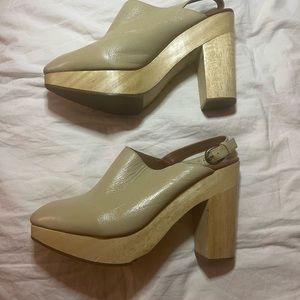 Rachel Comey platform slingback clogs size 9